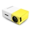 YG300 Mini Cep 4k Taşınabilir LED Projektörler Ev Sineması için Sarı